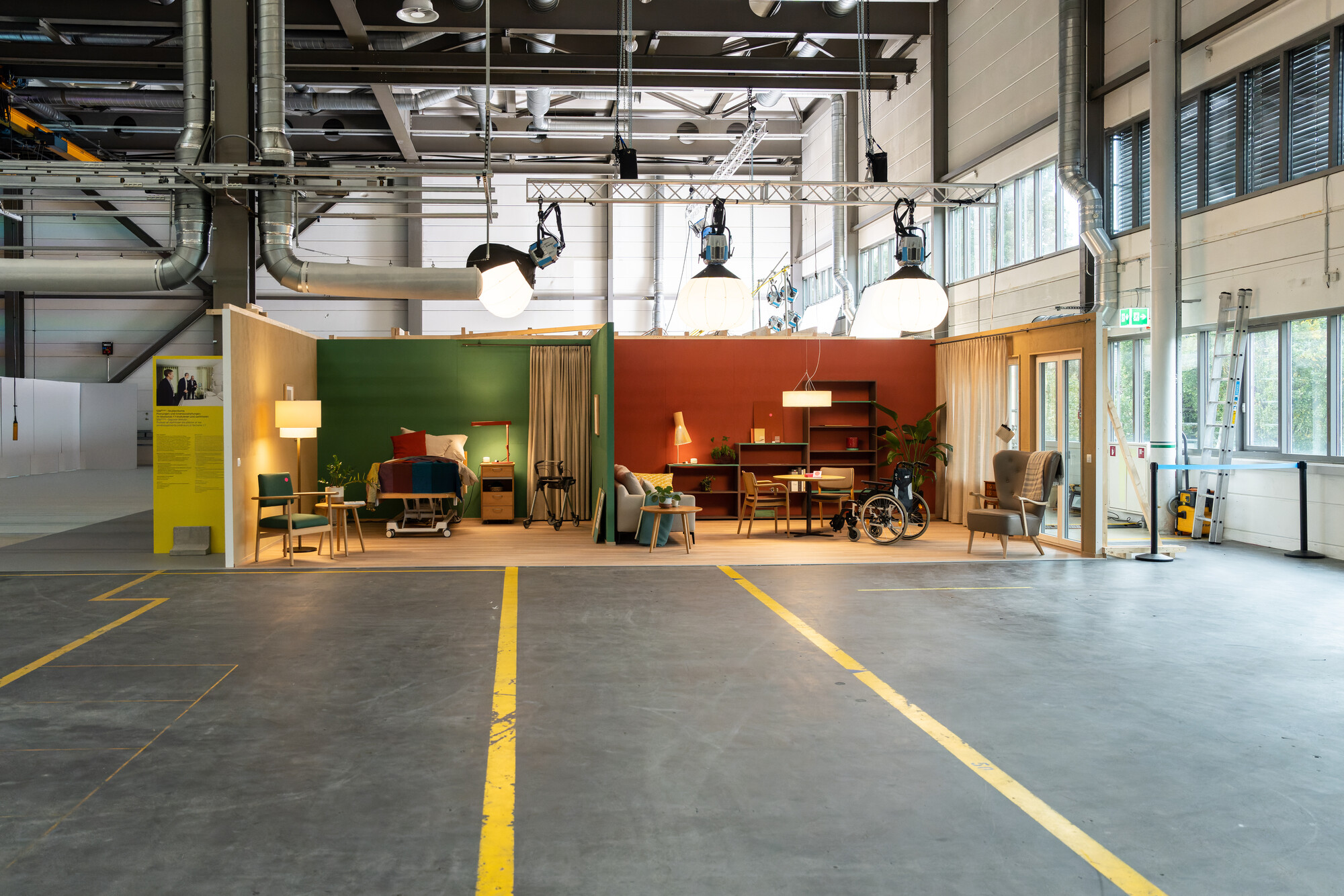 Realistic testing spaces | Swiss Center for Design and Health